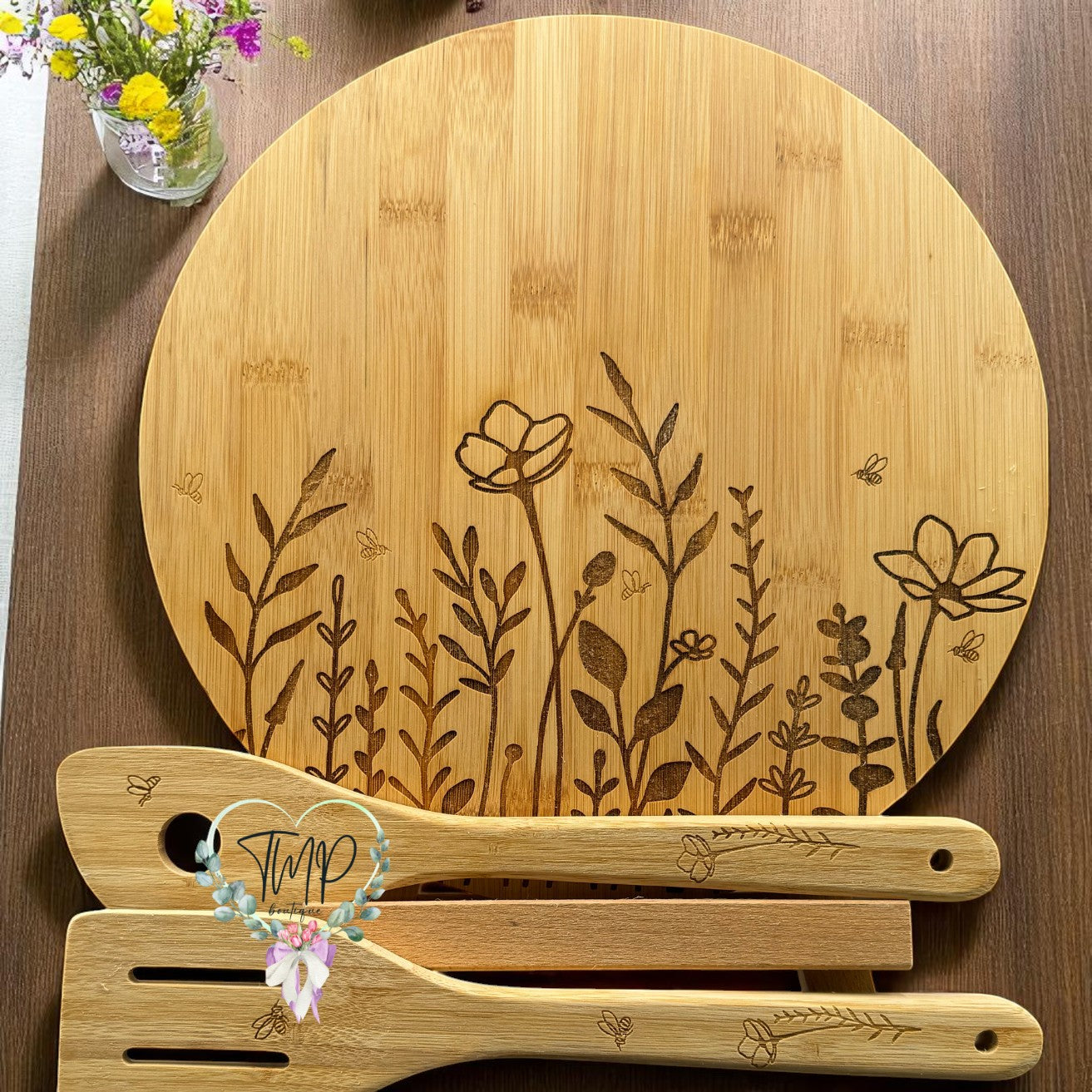 WILDFLOWER WOODEN SPOONS