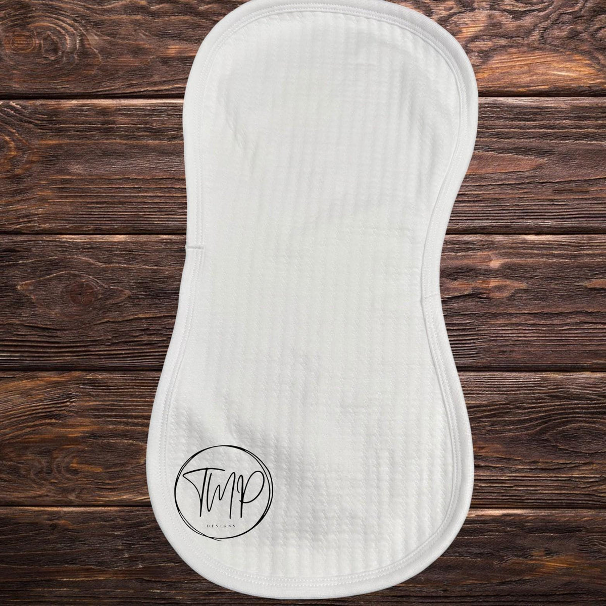 Noah's Ark Baby Blanket Set, Blue Cotton Bib and Burp Pad