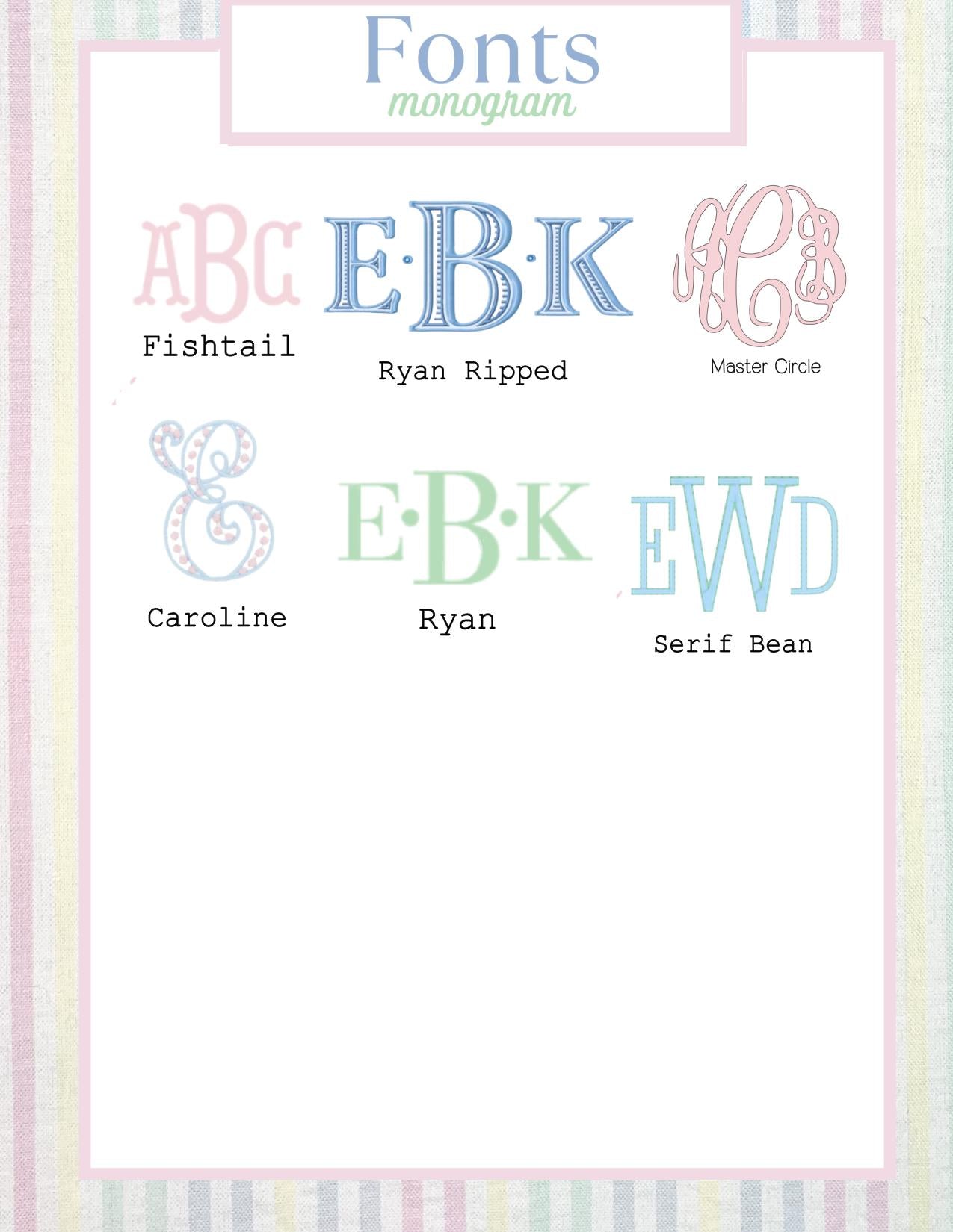 Monogrammed Baby Bib and Burp Cloth Set: Pink or Lavender Ruffle