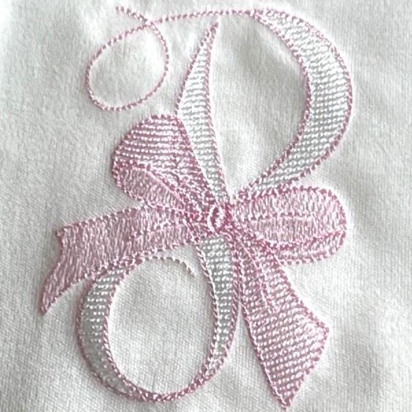 Personalized Baby Wearable Sleep Sack – Soft White Cotton with Bow Initial