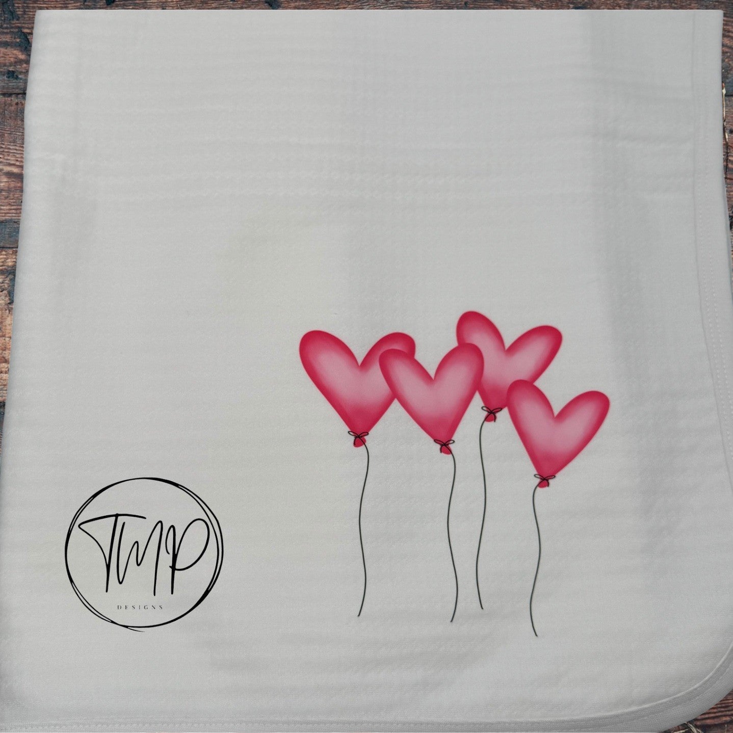 Heart Balloons Blanket