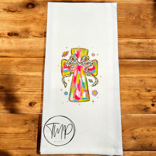 Cross Flour Sack Towel