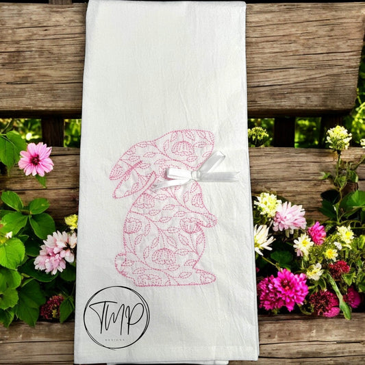 Bunny Flour Sack Towel