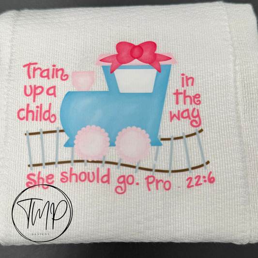Proverbs 22:6 Baby Burp Cloths