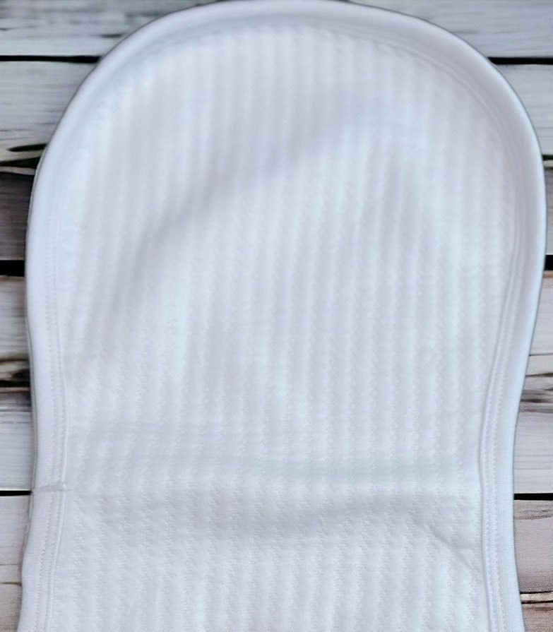 Embroidered Llama Baby Blanket Set, Jacquard Cotton, Personalized Gift
