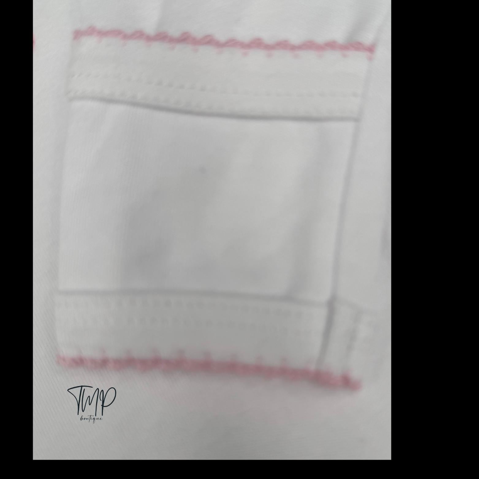 Embroidered Cowgirl Baby Set: Pima Cotton Footie, Bib & Blanket