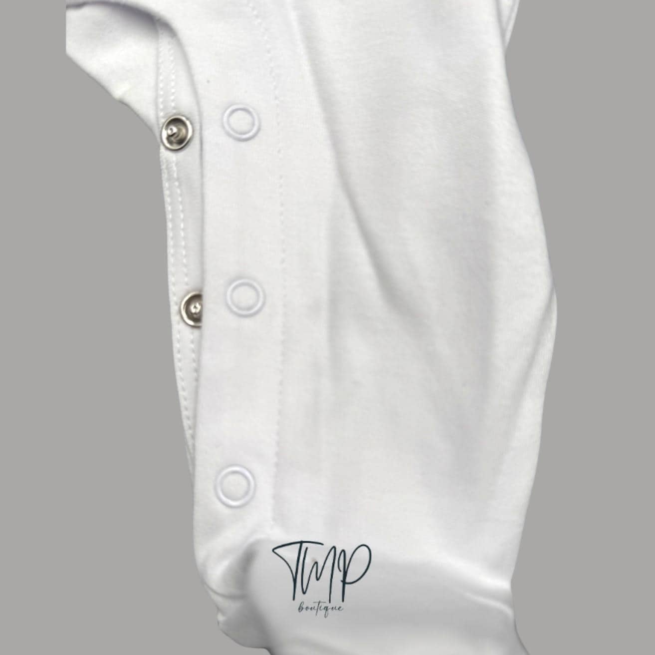 Embroidered Puppy Coming Home Outfit: Monogrammed Pima Cotton Footie