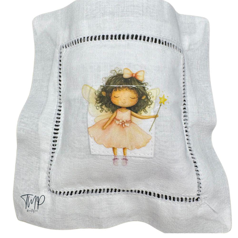 Personalized Tooth Fairy Pillow with Pocket: Sports, Princess, Dinosaur