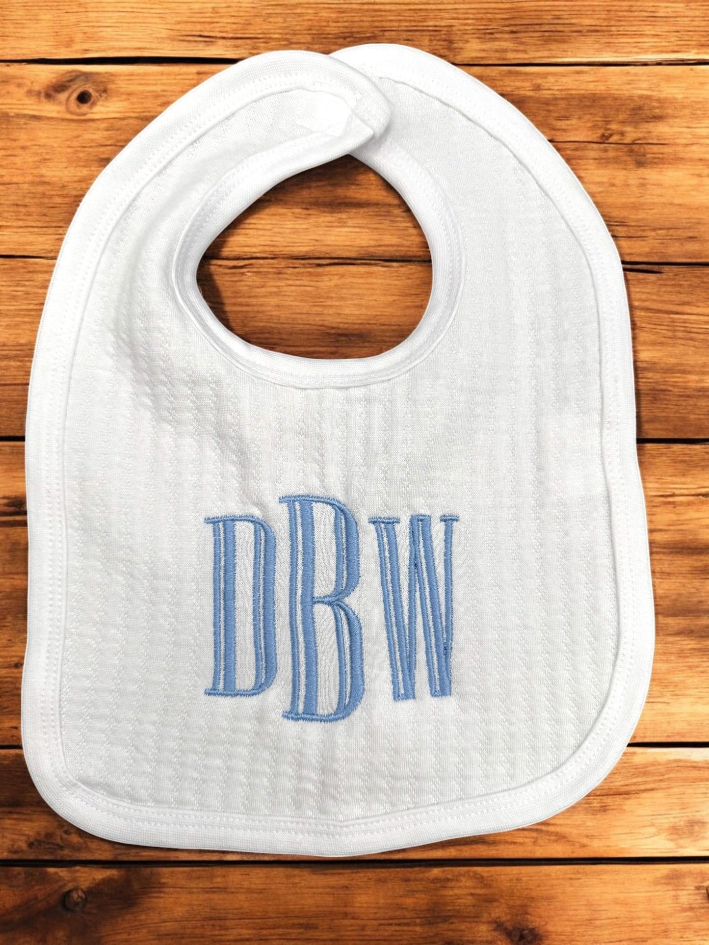 Monogrammed Baby Blanket: Personalized Jacquard Cotton, Embroidered Gift