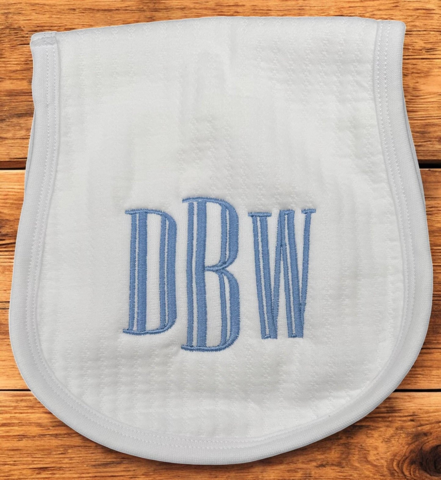 Monogrammed Baby Blanket: Personalized Jacquard Cotton, Embroidered Gift