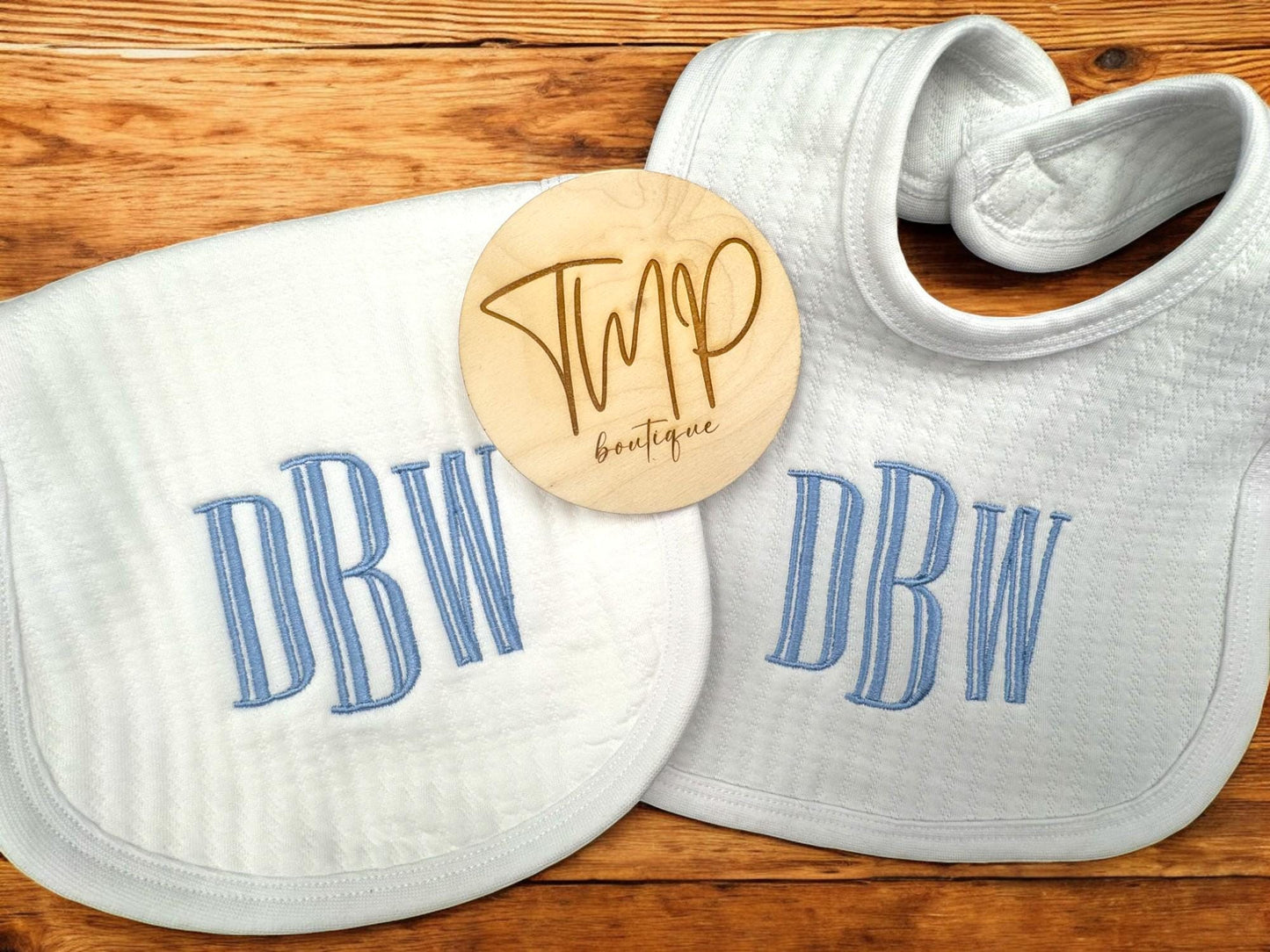 Monogrammed Baby Blanket: Personalized Jacquard Cotton, Embroidered Gift