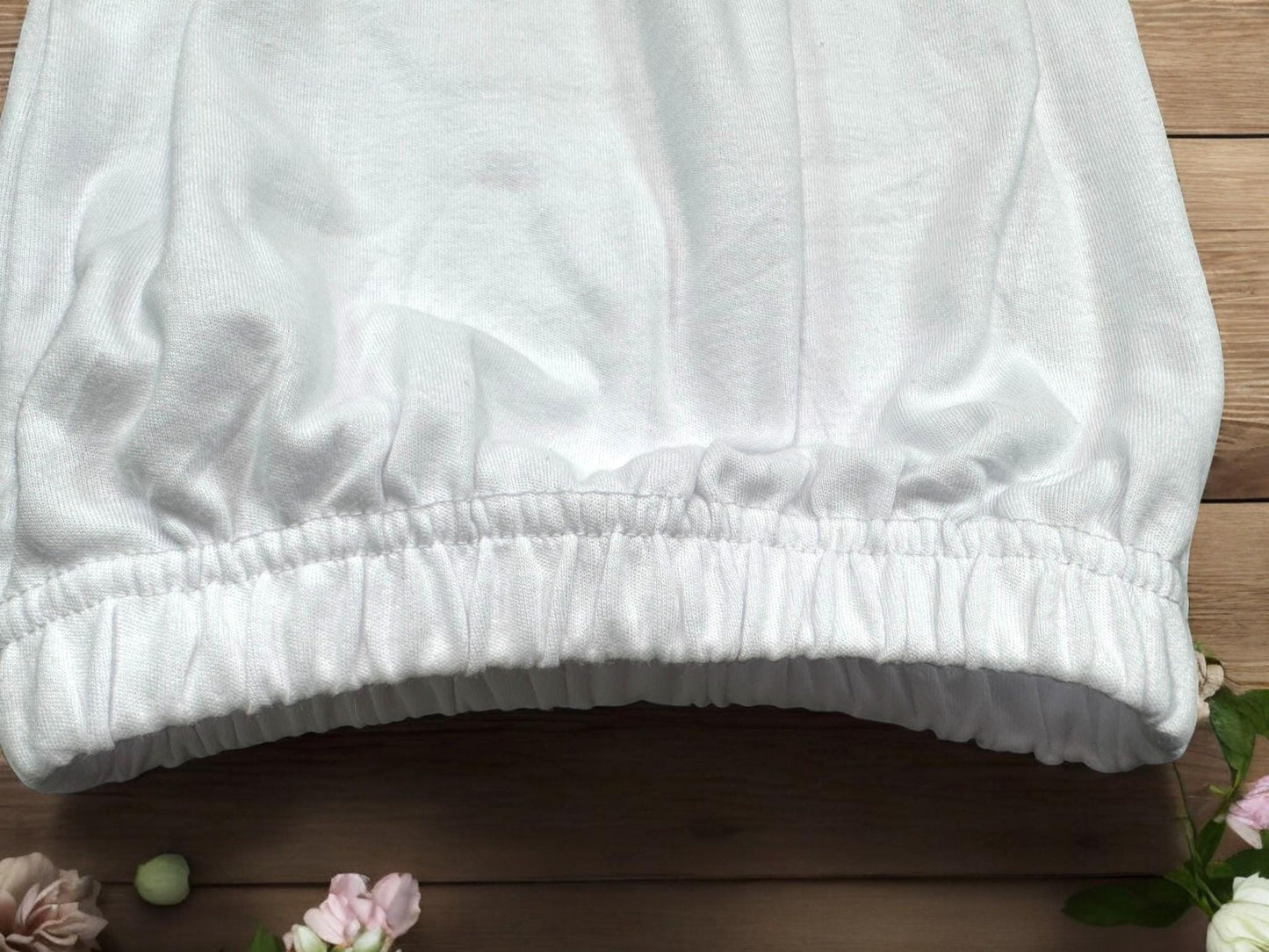 Embroidered Baby Girl Christening Gown Set: Ruffle Gown, Bib, Burp Cloth