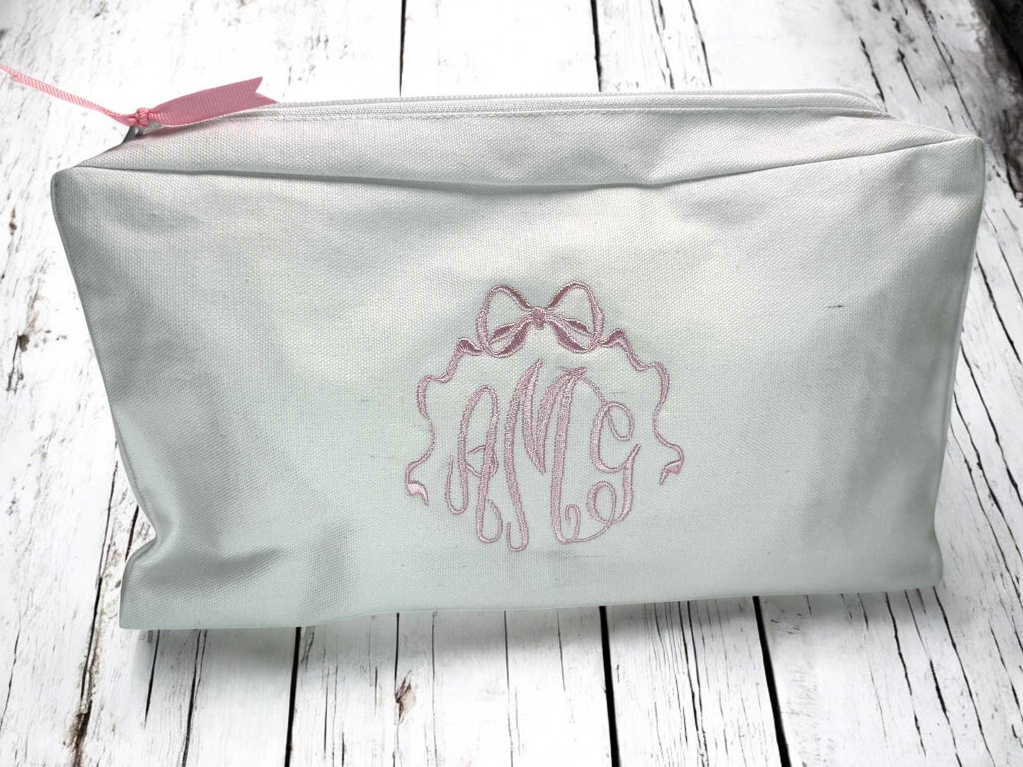 Personalized Baby Girl Footed Romper, Pink Picot Trim, Coming Home Outfit