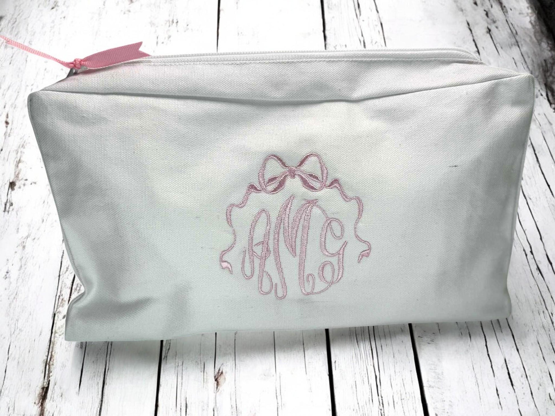 Personalized Baby Girl Footed Romper, Pink Picot Trim, Coming Home Outfit