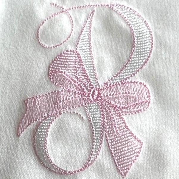 Personalized Baby Wearable Sleep Sack – Soft White Cotton with Bow Initial