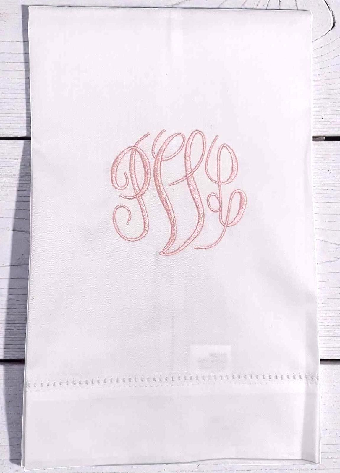 Personalized Baby Girl Bib, Burp Cloth & Bloomers Set, Scalloped Monogram Cotton