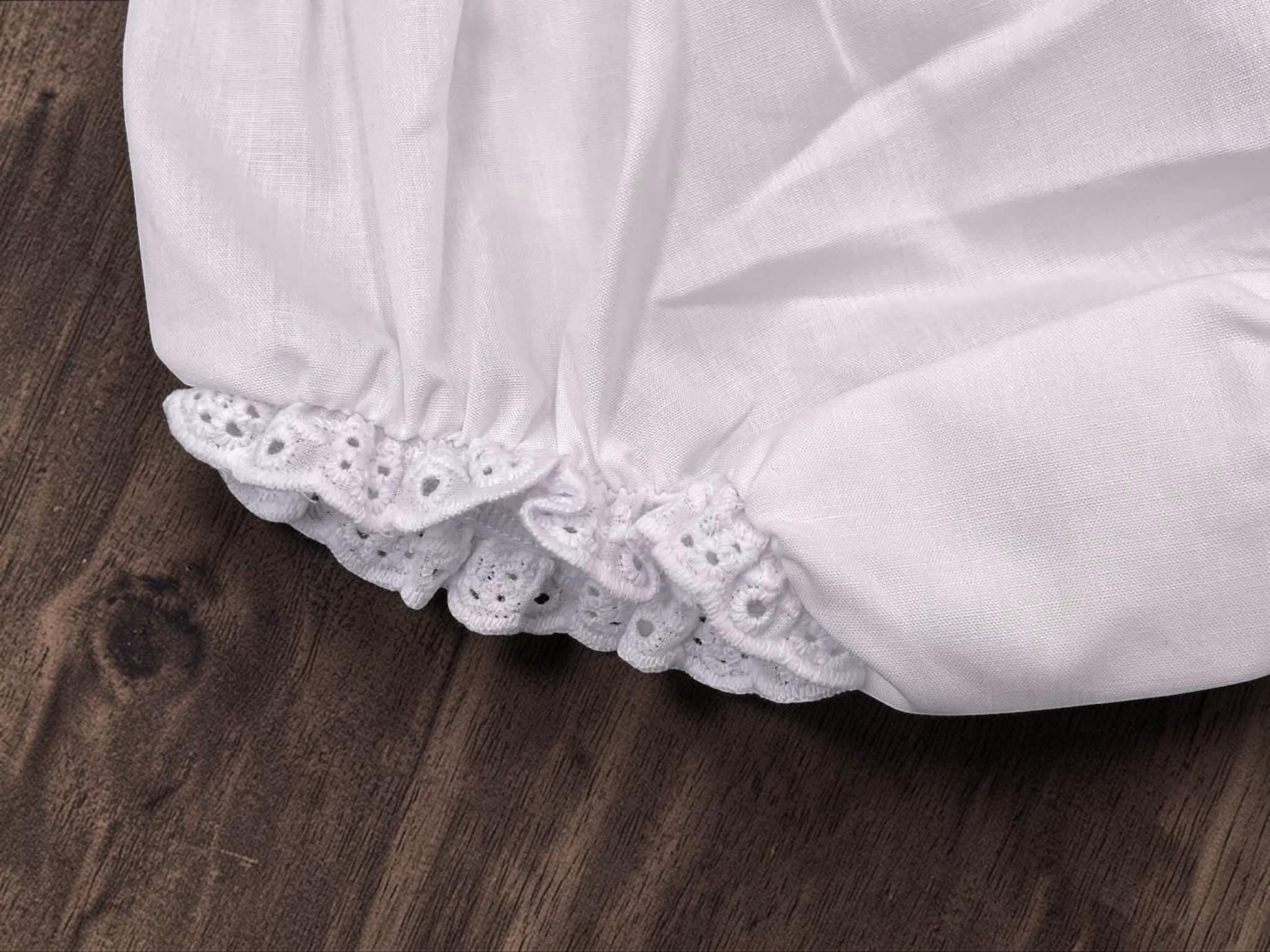 Personalized Baptism Bloomers – Baby Girl Christening Diaper Cover with Pink Cross & Bow Embroidery