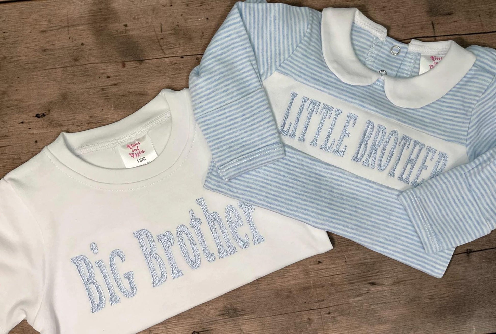 Embroidered Big Brother Shirt, Sibling Announcement
