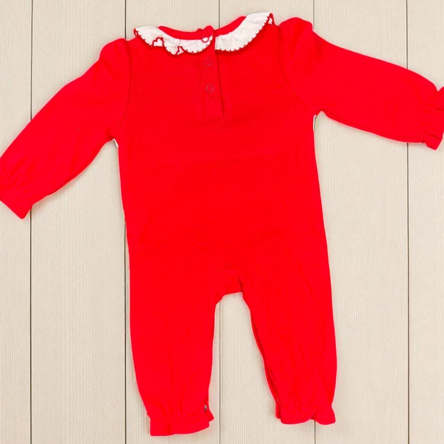 Bulldog Football Baby Romper | Embroidered Game Day Outfit | Baby Girl Gift