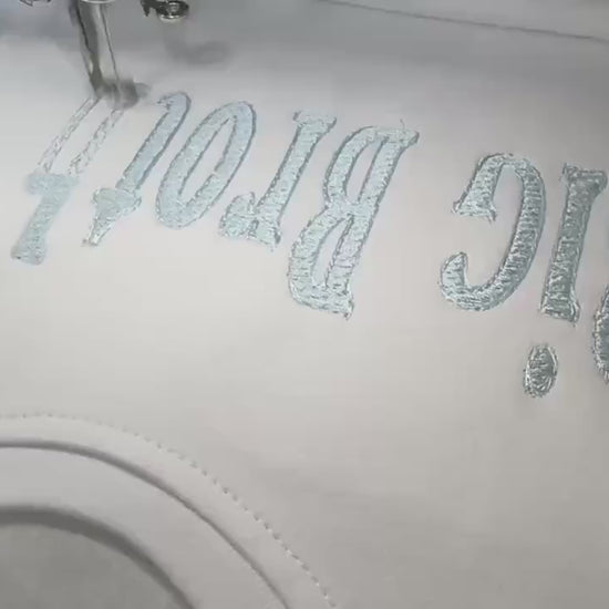 Embroidered Big Brother Shirt, Sibling Announcement