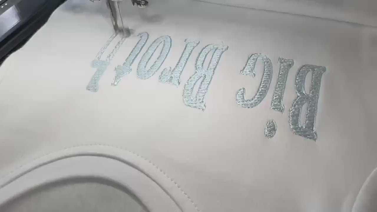 Embroidered Big Brother Shirt, Sibling Announcement